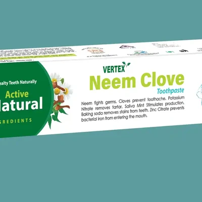 Vertex Neem Clove Toothpaste 150 Gm